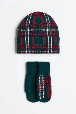 2-piece jacquard-knit set