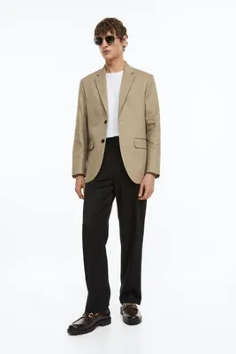 Relaxed Fit Single-breasted Jacket