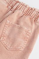 Relaxed Fit Twill Paper-bag Shorts