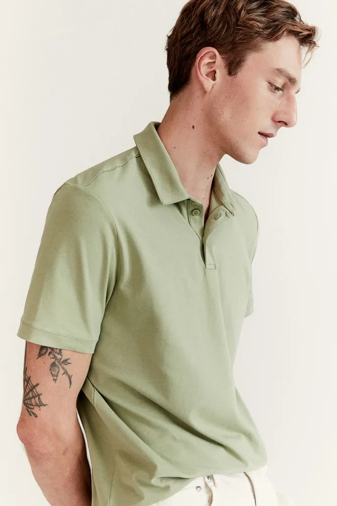 Slim Fit Cotton Polo Shirt