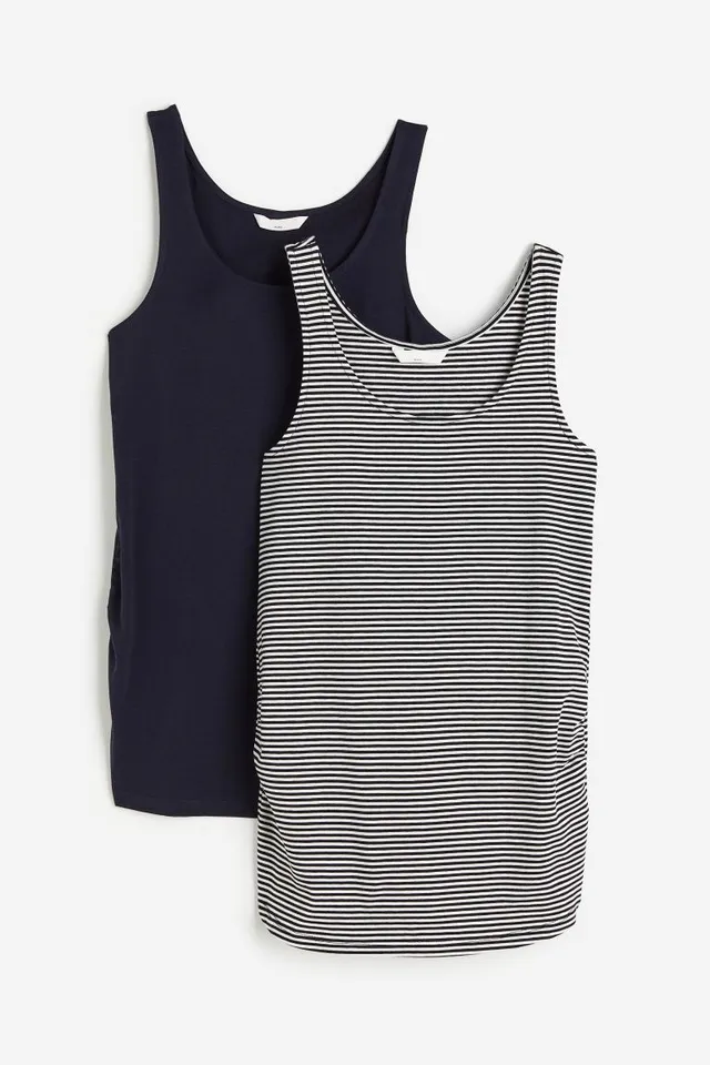 H&M MAMA 2-pack Cotton Tank Tops