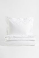 Cotton Percale Twin Duvet Cover Set