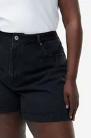 H&M+ Mom Comfort High Denim Shorts