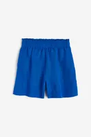 Linen-blend Pull-on Shorts