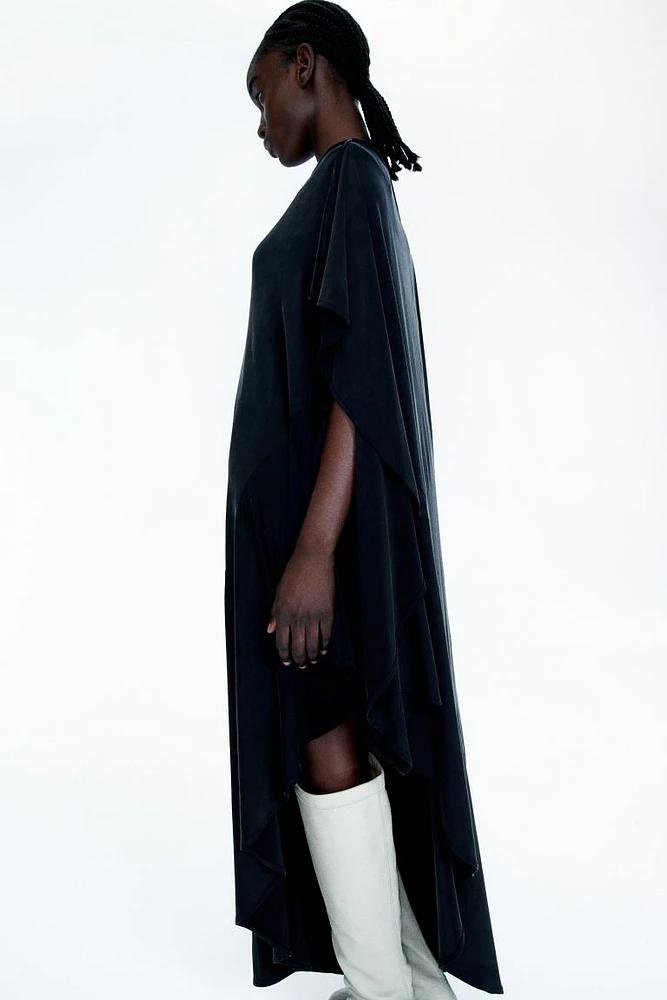 Asymmetric Jersey Dress