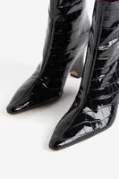 Heeled Pointed-toe Boots