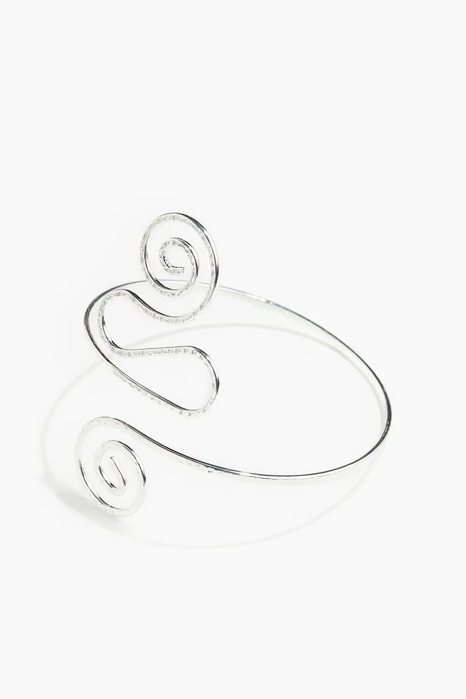 Swirling Arm Cuff Bracelet