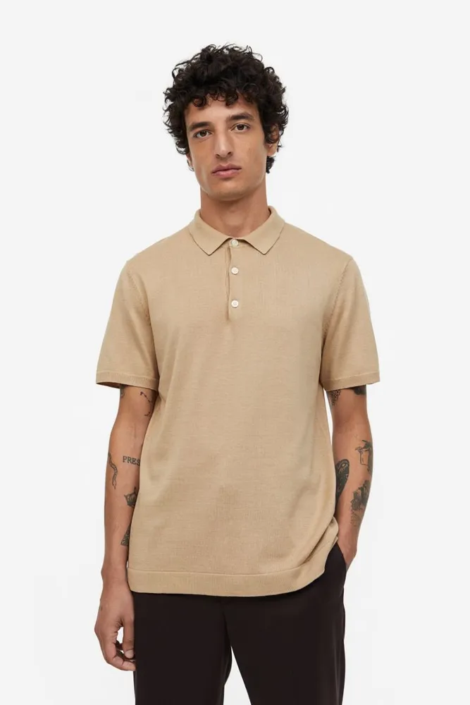 løgner bestøver Relativ størrelse H&m Slim Fit Fine-knit Polo Shirt | Bridge Street Town Centre