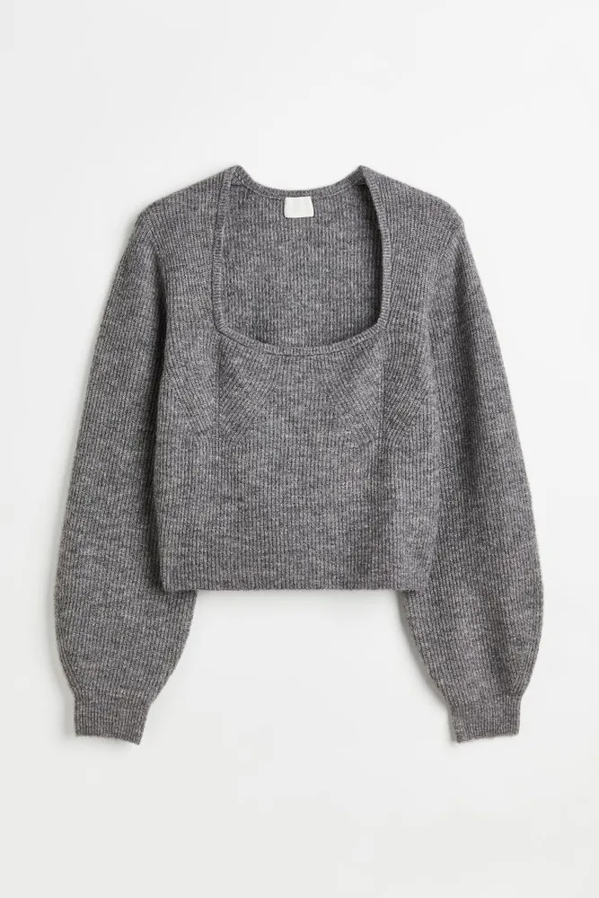 H&M+ Rib-knit Sweater