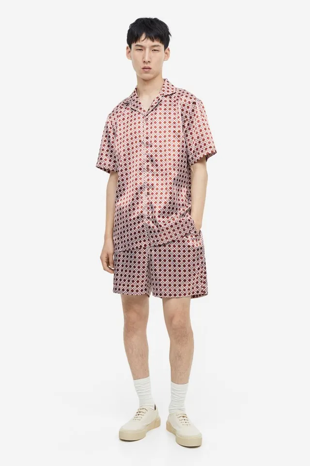 Womens Park Plaid Pajama Short Set