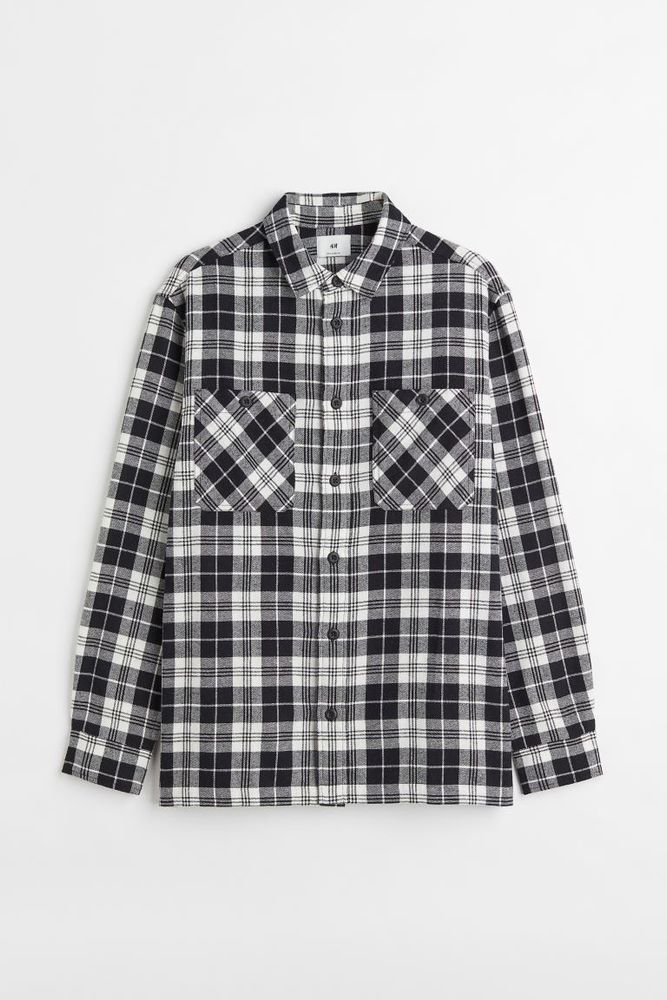 Relaxed Fit Plaid Shirt