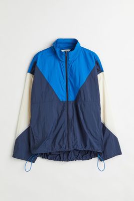 Veste color block en nylon