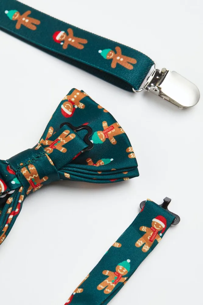 2-piece Bow Tie/ Suspender Set