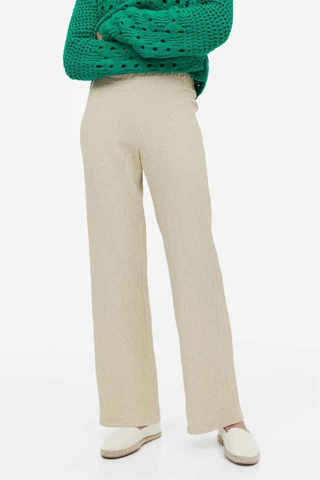 H&M Crinkled Jersey Pants