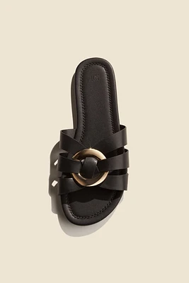 Intertwined-strap Sandals