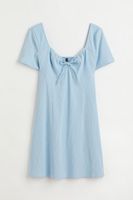 H&M+ Tie-front Ribbed Dress