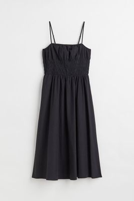 Smocked-waist Dress