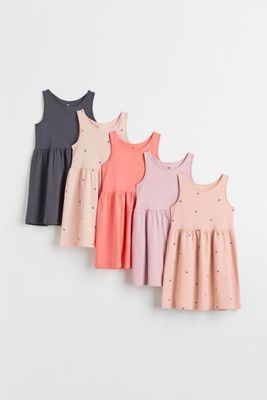 5-pack Cotton Jersey Dresses