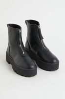 Chunky Zip-front Boots