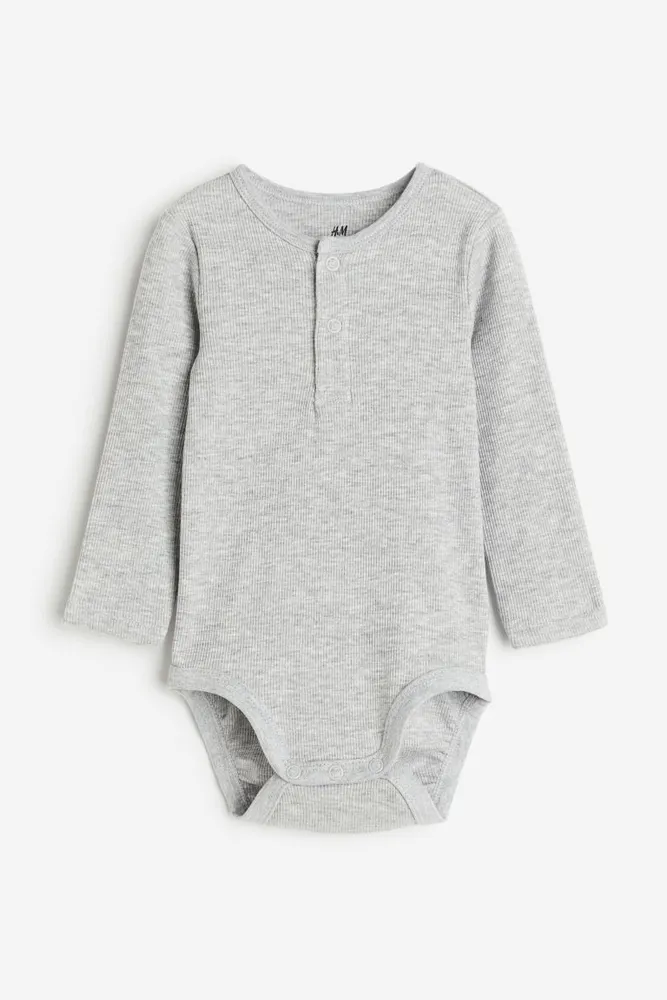 Modern Rib Henley Bodysuit