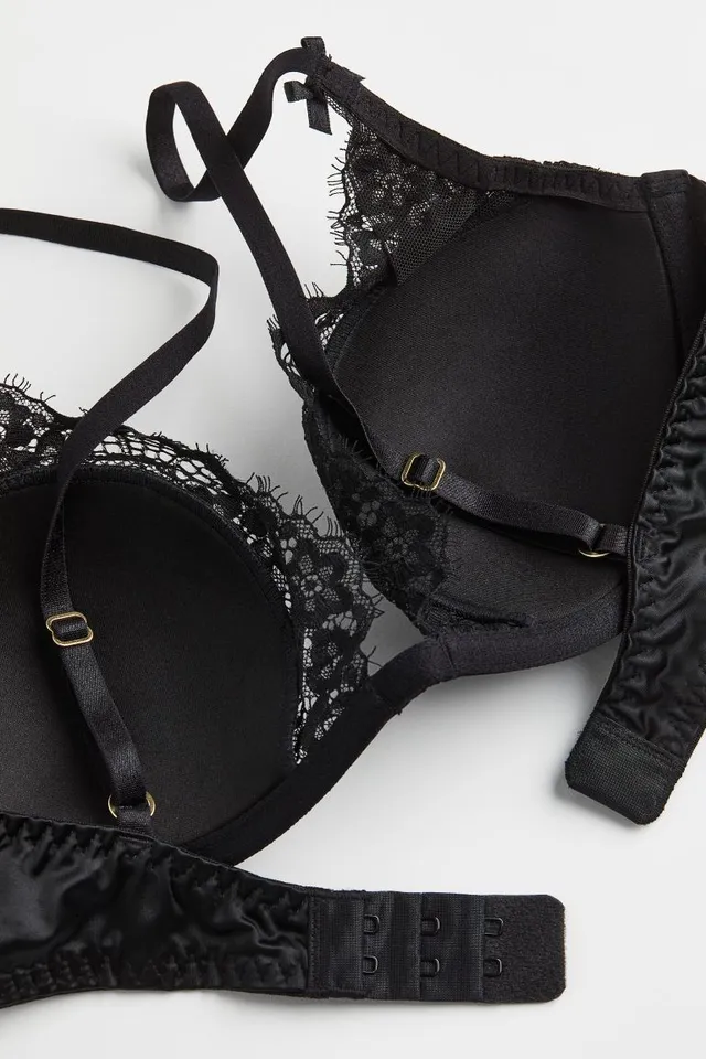 BKEssentials Strappy Bralette - Women's Intimates in Black