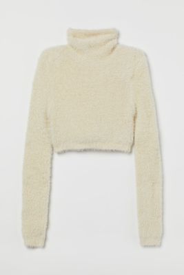 Fluffy Crop Sweater