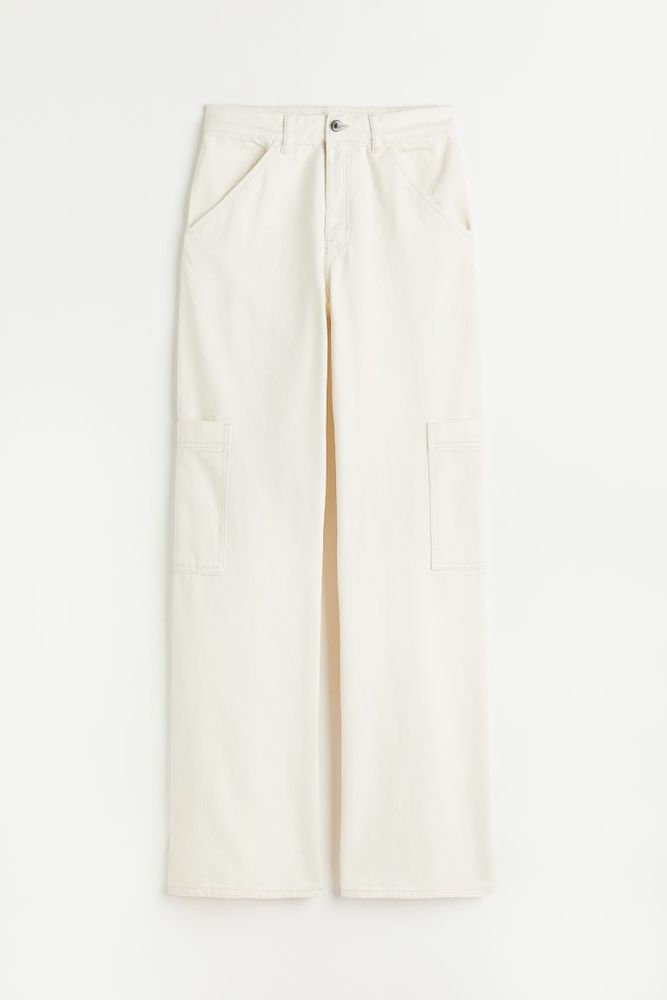 H&M Wide-leg Cargo Pants
