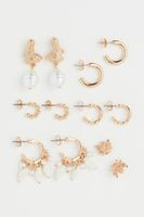 6 Pairs Earrings and Studs