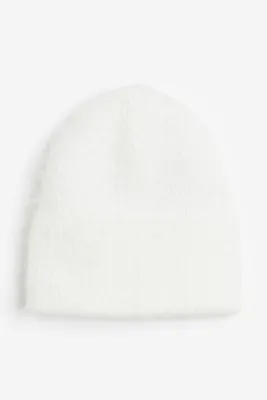 Fluffy-knit Hat