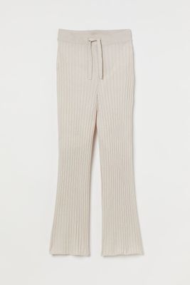 Rib-knit Pants