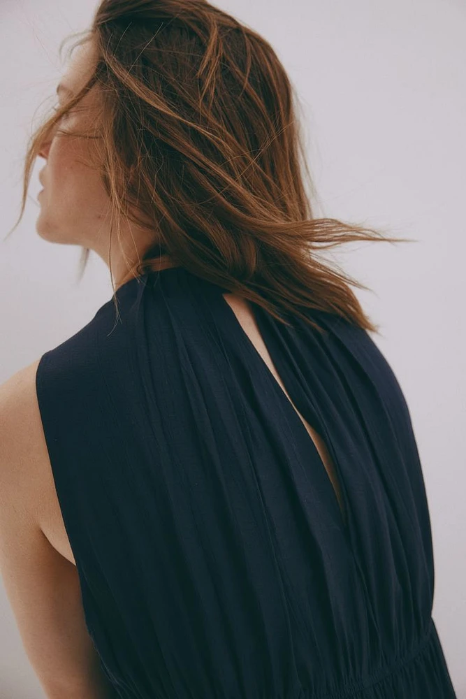 MAMA Pleat-detail Dress