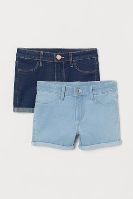 2-pack Denim Shorts