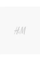 H&M+ Short-sleeved Linen-blend Shirt