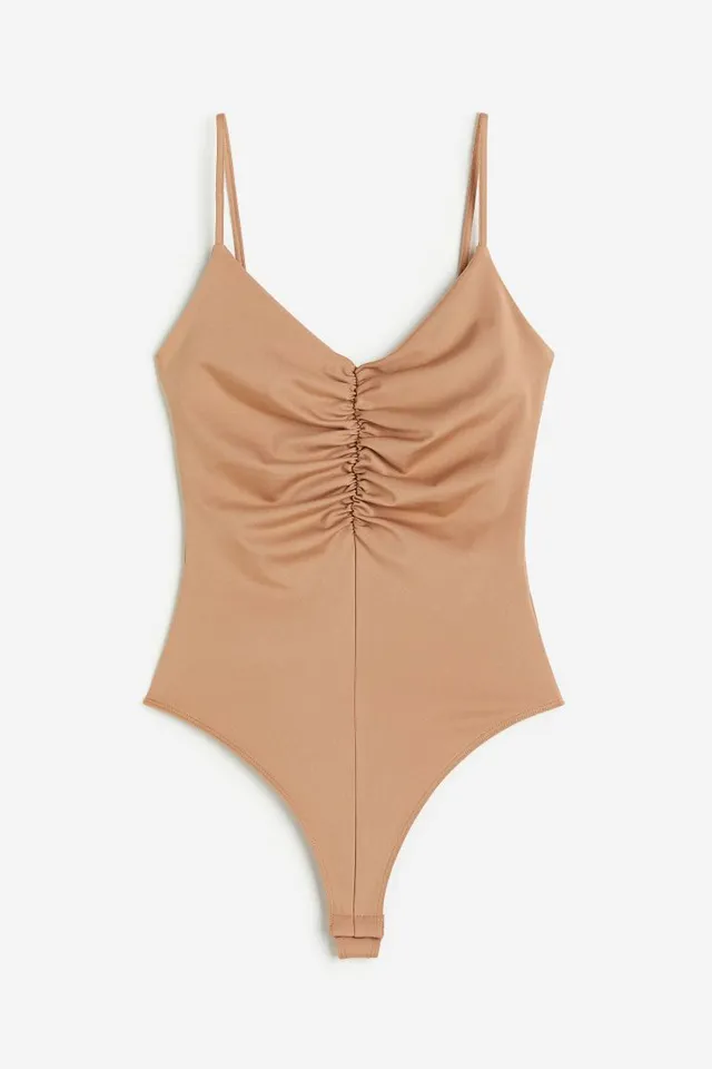 H&M Gathered Thong Bodysuit