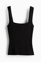 Rib-knit Tank Top