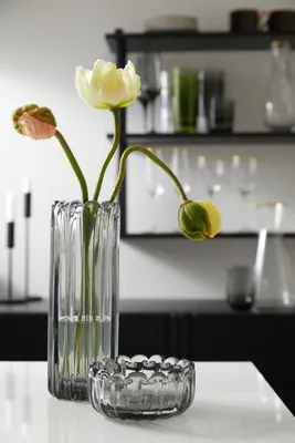 Grand vase en verre