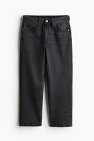 Straight High Cropped Jeans