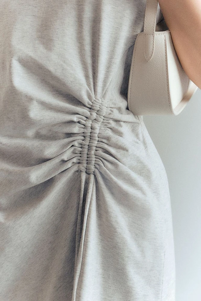 Drawstring-detail T-shirt Dress
