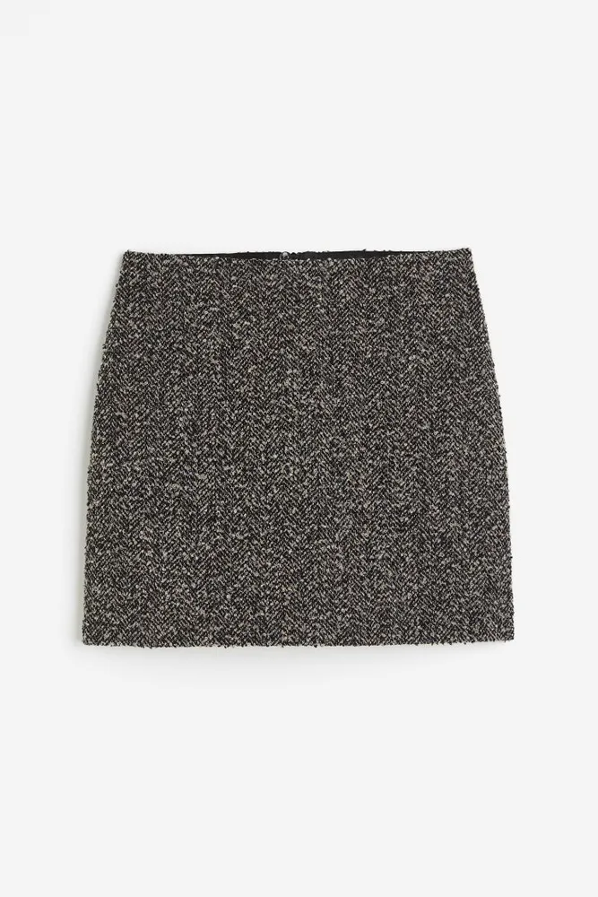 Textured Mini Skirt