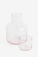 Bedside Water Carafe with Tumbler