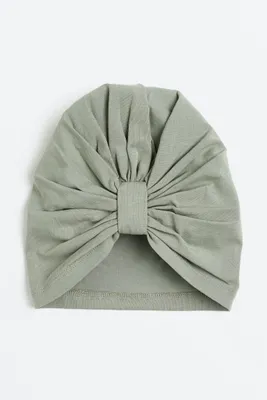 Jersey Hat with Knot Detail