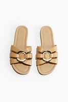 Intertwined-strap Sandals