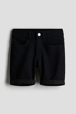 Slim Fit Denim Shorts