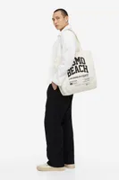 Printed Canvas Tote Bag