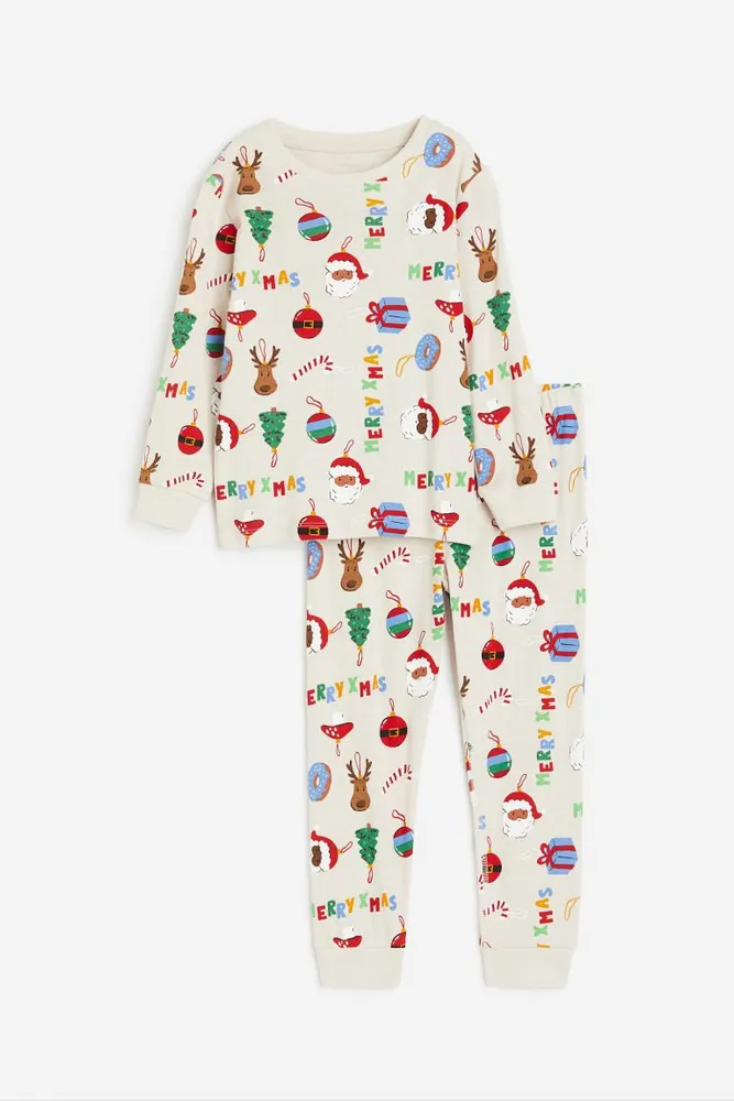 Pijama estampada en algodón