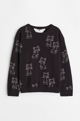 Fine-knit Cotton Sweater
