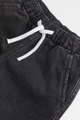 Cotton Denim Pull-on Shorts