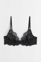 Non-padded Underwire Lace Bra