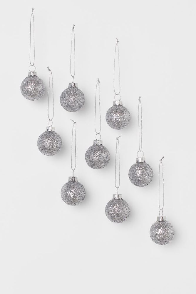 9-pack Small Christmas Ornaments