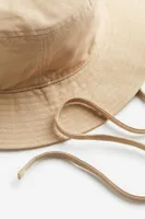 Tie-detail Bucket Hat